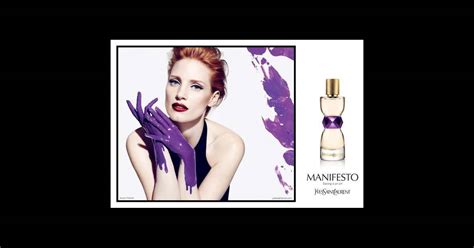 yves saint laurent spot jessica chastain|Actress Jessica Chastain Face Of YSL Manifesto Fragrance.